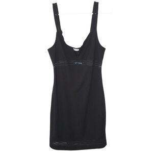 Free People Intimately Free Black Sleeveless Bodycon Mini Dress Womens Size M